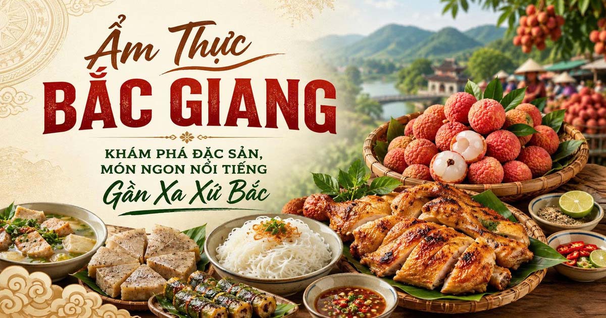 Ẩm Thực Bắc Giang – Khám Phá Đặc Sản, Món Ngon Nổi Tiếng Gần Xa Xứ Bắc